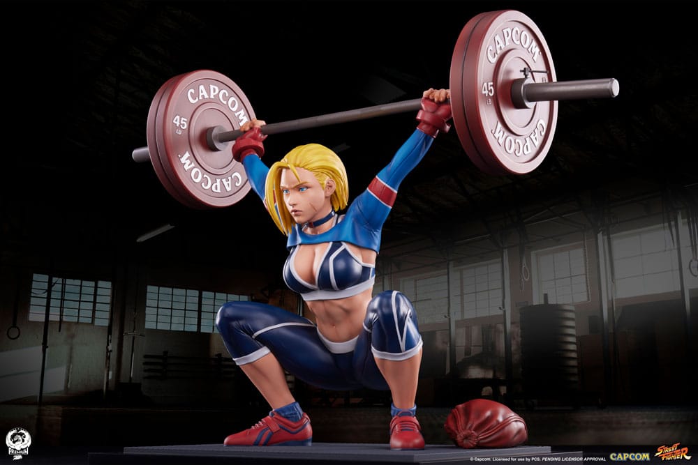 Street Fighter Premier Series Statue 1/4 Cammy: Powerlifting SF6 41cm - Scale Statue - Premium Collectibles Studio - Hobby Figures UK