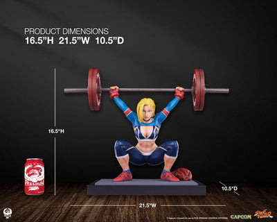 Street Fighter Premier Series Statue 1/4 Cammy: Powerlifting SF6 41cm - Scale Statue - Premium Collectibles Studio - Hobby Figures UK
