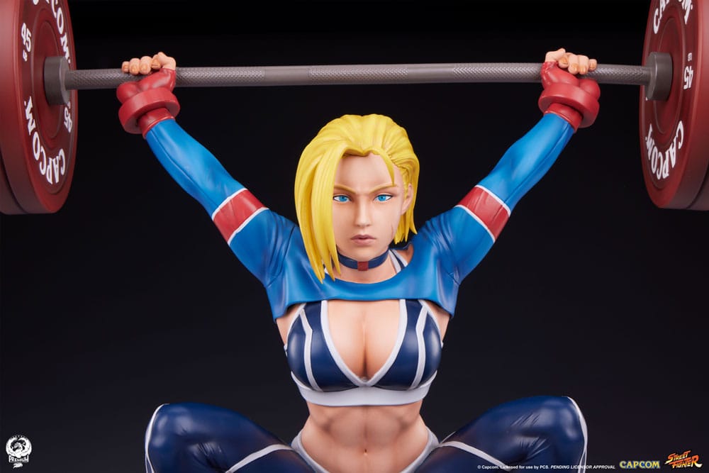 Street Fighter Premier Series Statue 1/4 Cammy: Powerlifting SF6 41cm - Scale Statue - Premium Collectibles Studio - Hobby Figures UK