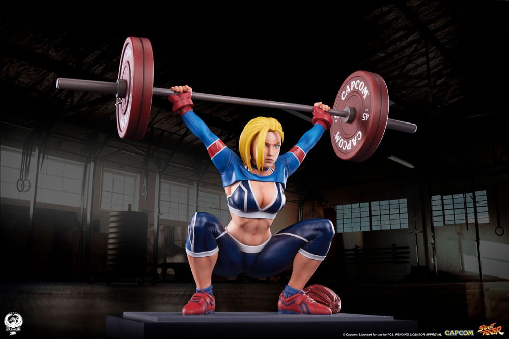 Street Fighter Premier Series Statue 1/4 Cammy: Powerlifting SF6 41cm - Scale Statue - Premium Collectibles Studio - Hobby Figures UK