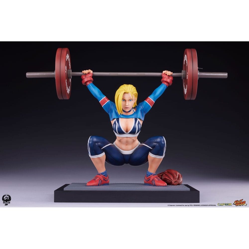 Street Fighter Premier Series Statue 1/4 Cammy: Powerlifting SF6 41cm - Scale Statue - Premium Collectibles Studio - Hobby Figures UK