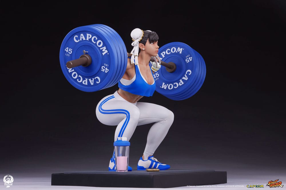 Street Fighter Premier Series Statue 1/4 Chun-Li Powerlifting 37cm - Scale Statue - Premium Collectibles Studio - Hobby Figures UK