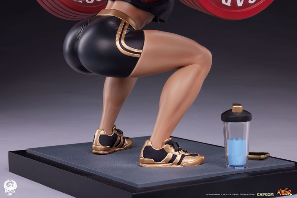 Street Fighter Premier Series Statue 1/4 Chun-Li Powerlifting (Battle Edition) 37cm - Scale Statue - Premium Collectibles Studio - Hobby Figures UK