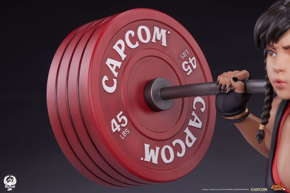 Street Fighter Premier Series Statue 1/4 Chun-Li Powerlifting (Battle Edition) 37cm - Scale Statue - Premium Collectibles Studio - Hobby Figures UK