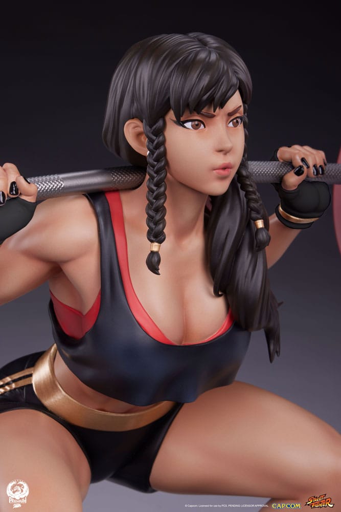 Street Fighter Premier Series Statue 1/4 Chun-Li Powerlifting (Battle Edition) 37cm - Scale Statue - Premium Collectibles Studio - Hobby Figures UK