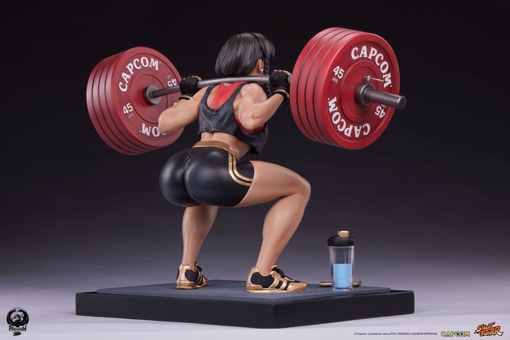 Street Fighter Premier Series Statue 1/4 Chun-Li Powerlifting (Battle Edition) 37cm - Scale Statue - Premium Collectibles Studio - Hobby Figures UK