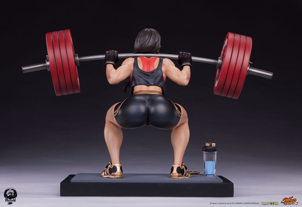 Street Fighter Premier Series Statue 1/4 Chun-Li Powerlifting (Battle Edition) 37cm - Scale Statue - Premium Collectibles Studio - Hobby Figures UK