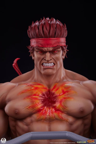 Street Fighter Premier Series Statue 1/4 Evil Ryu: Powerlifting 53cm - Scale Statue - Premium Collectibles Studio - Hobby Figures UK