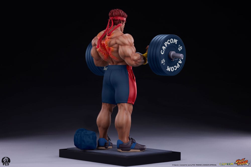 Street Fighter Premier Series Statue 1/4 Evil Ryu: Powerlifting 53cm - Scale Statue - Premium Collectibles Studio - Hobby Figures UK