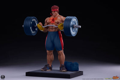 Street Fighter Premier Series Statue 1/4 Evil Ryu: Powerlifting 53cm - Scale Statue - Premium Collectibles Studio - Hobby Figures UK