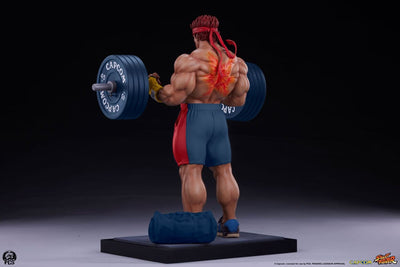 Street Fighter Premier Series Statue 1/4 Evil Ryu: Powerlifting 53cm - Scale Statue - Premium Collectibles Studio - Hobby Figures UK