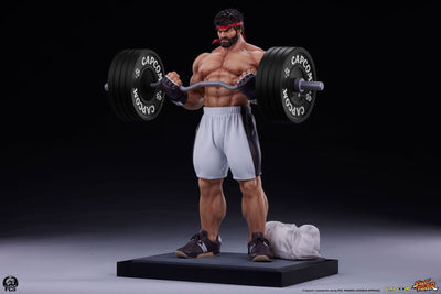 Street Fighter Premier Series Statue 1/4 Ryu Battle Edition: Powerlifting 53cm - Scale Statue - Premium Collectibles Studio - Hobby Figures UK