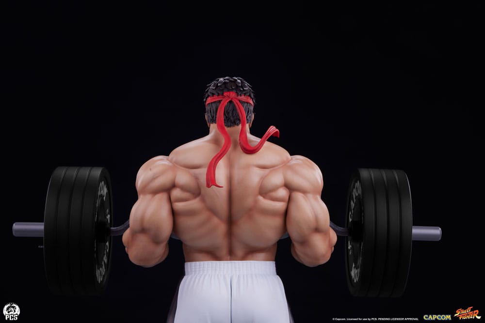 Street Fighter Premier Series Statue 1/4 Ryu Battle Edition: Powerlifting 53cm - Scale Statue - Premium Collectibles Studio - Hobby Figures UK