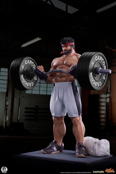 Street Fighter Premier Series Statue 1/4 Ryu Battle Edition: Powerlifting 53cm - Scale Statue - Premium Collectibles Studio - Hobby Figures UK