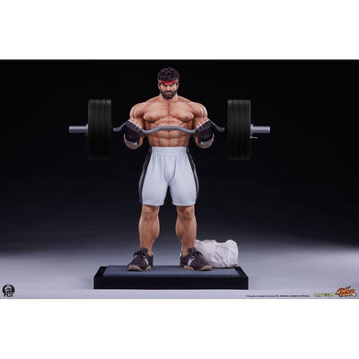 Street Fighter Premier Series Statue 1/4 Ryu Battle Edition: Powerlifting 53cm - Scale Statue - Premium Collectibles Studio - Hobby Figures UK