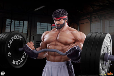 Street Fighter Premier Series Statue 1/4 Ryu Battle Edition: Powerlifting 53cm - Scale Statue - Premium Collectibles Studio - Hobby Figures UK