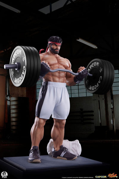 Street Fighter Premier Series Statue 1/4 Ryu Battle Edition: Powerlifting 53cm - Scale Statue - Premium Collectibles Studio - Hobby Figures UK