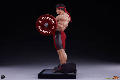 Street Fighter Premier Series Statue 1/4 Ryu: Powerlifting 53cm - Scale Statue - Premium Collectibles Studio - Hobby Figures UK