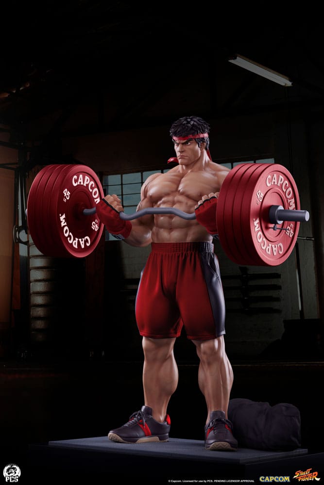 Street Fighter Premier Series Statue 1/4 Ryu: Powerlifting 53cm - Scale Statue - Premium Collectibles Studio - Hobby Figures UK