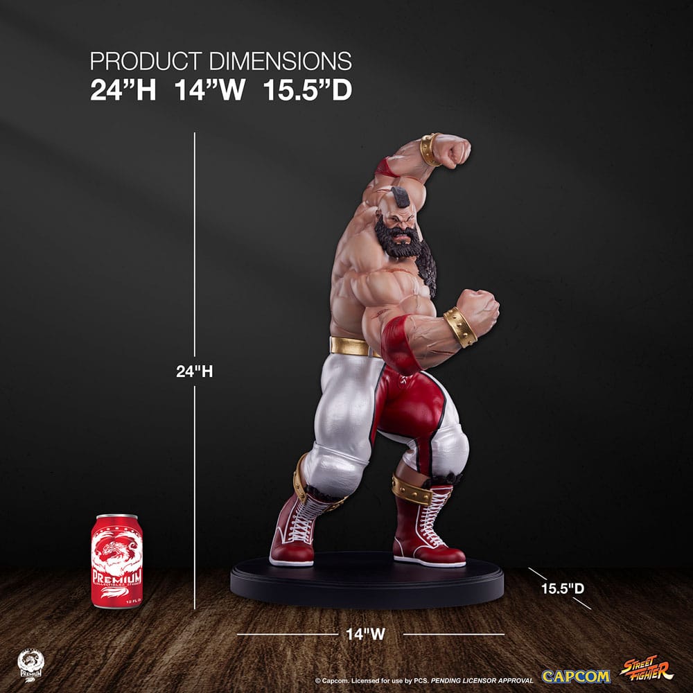 Street Fighter Premier Series Statue 1/4 Zangief 61cm - Scale Statue - Premium Collectibles Studio - Hobby Figures UK