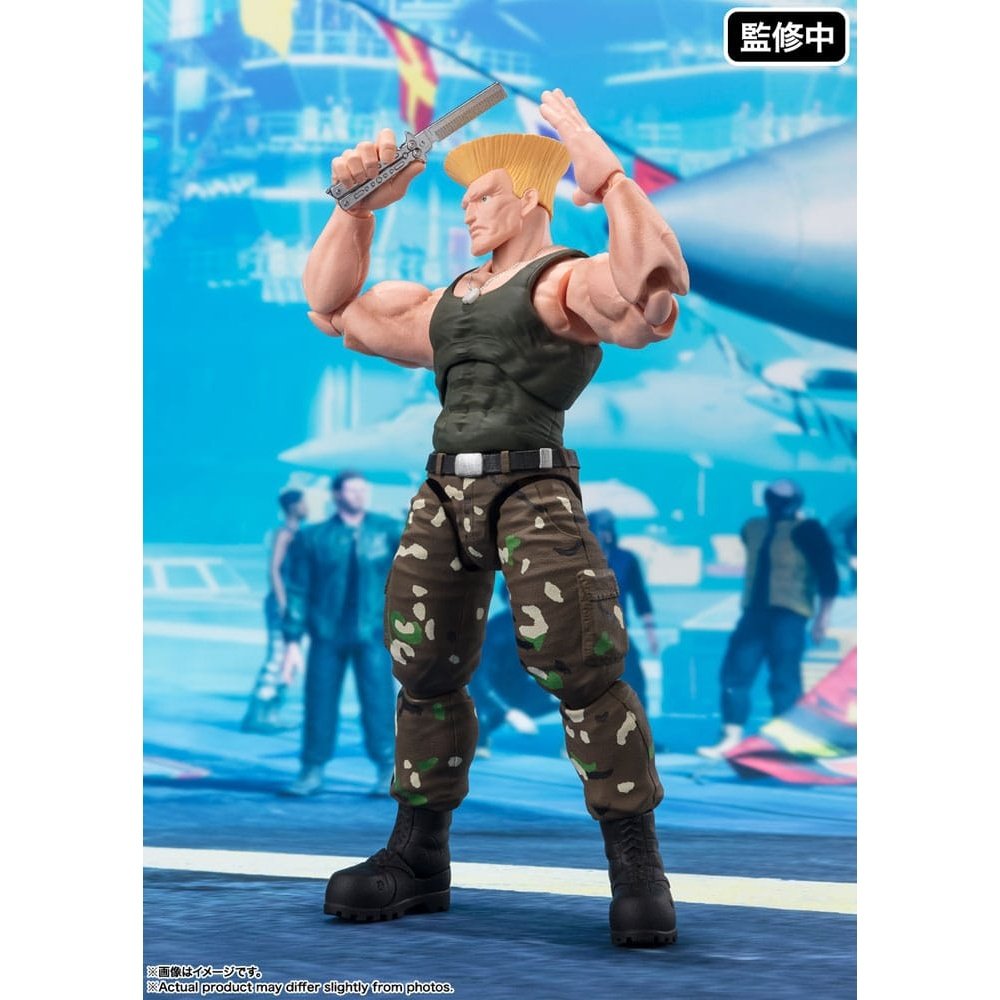 Street Fighter S.H. Figuarts Action Figure Guile -Outfit 2- 16cm - Action Figures - Bandai Tamashii Nations - Hobby Figures UK