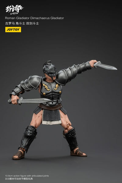 Strife Action Figure 1/18 Roman Gladiator Dimachaerus Gladiator 11cm - Action Figures - Joy Toy (CN) - Hobby Figures UK