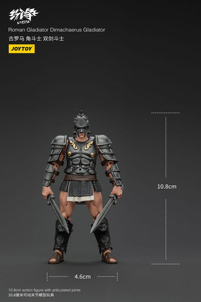 Strife Action Figure 1/18 Roman Gladiator Dimachaerus Gladiator 11cm - Action Figures - Joy Toy (CN) - Hobby Figures UK