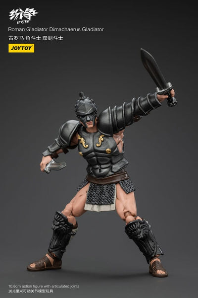 Strife Action Figure 1/18 Roman Gladiator Dimachaerus Gladiator 11cm - Action Figures - Joy Toy (CN) - Hobby Figures UK