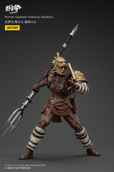 Strife Action Figure 1/18 Roman Gladiator Retiarius Gladiator 11cm - Action Figures - Joy Toy (CN) - Hobby Figures UK