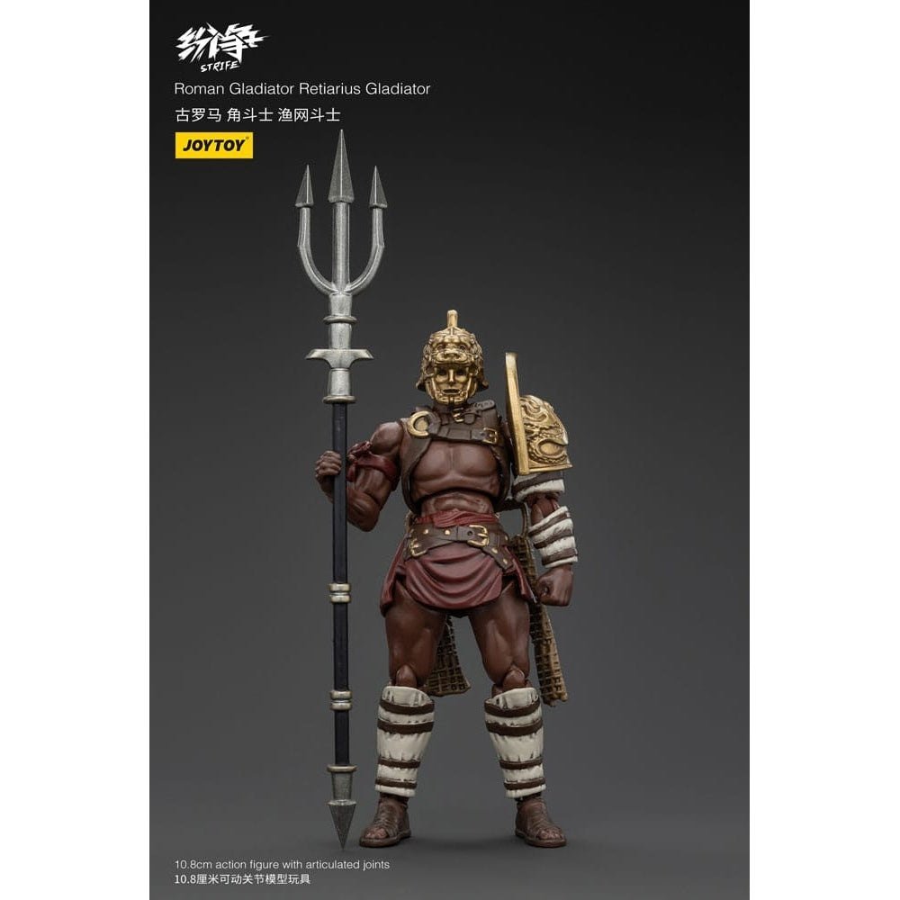 Strife Action Figure 1/18 Roman Gladiator Retiarius Gladiator 11cm - Action Figures - Joy Toy (CN) - Hobby Figures UK