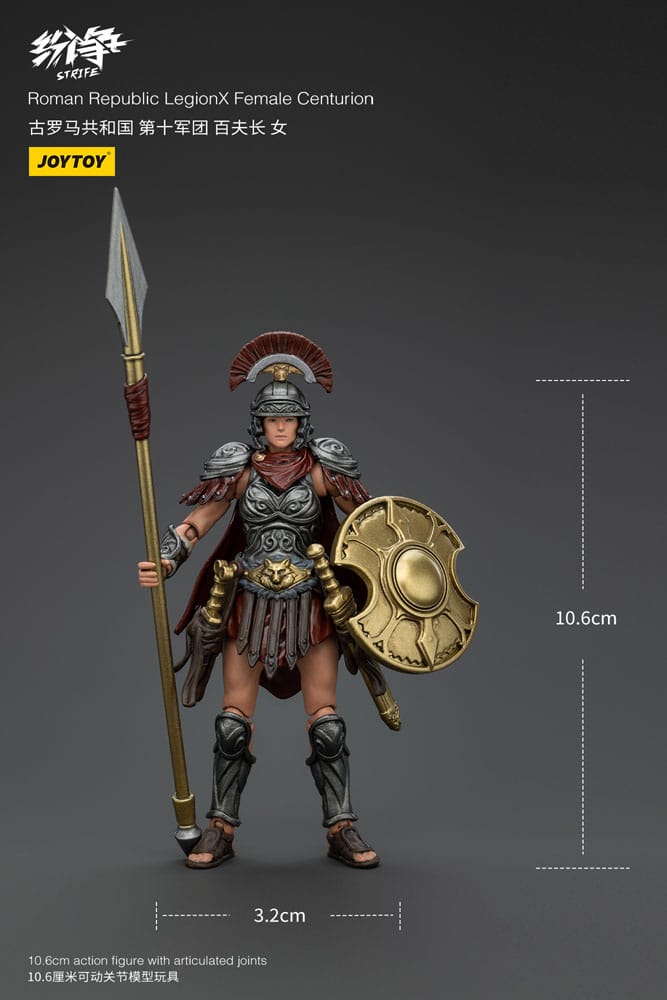 Strife Action Figure 1/18 Roman Republic LegionX Female Centurion 11cm - Action Figures - Joy Toy (CN) - Hobby Figures UK