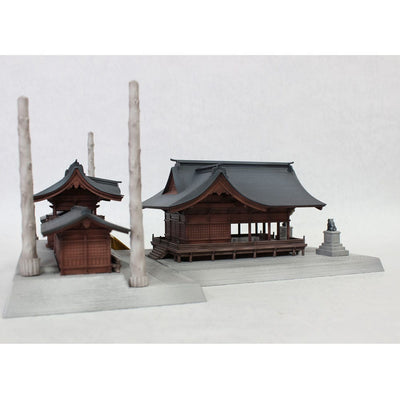 Structure 1/150 Plastic Model Kit Suwa Taisha Shimoya Akimiya (3rd-run) - Model Kit - Plum - Hobby Figures UK