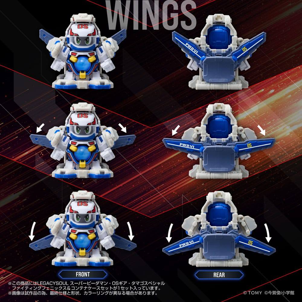 Super B-Daman Legacysoul Action Figure Fighting Phoenix & Container Set - Action Figures - Takara Tomy - Hobby Figures UK
