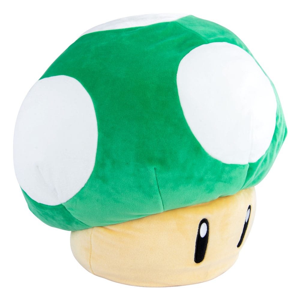 Super Mario Mocchi-Mocchi Mega Plush Figure 1-Up Mushroom 36cm - Plush - Tomy - Hobby Figures UK