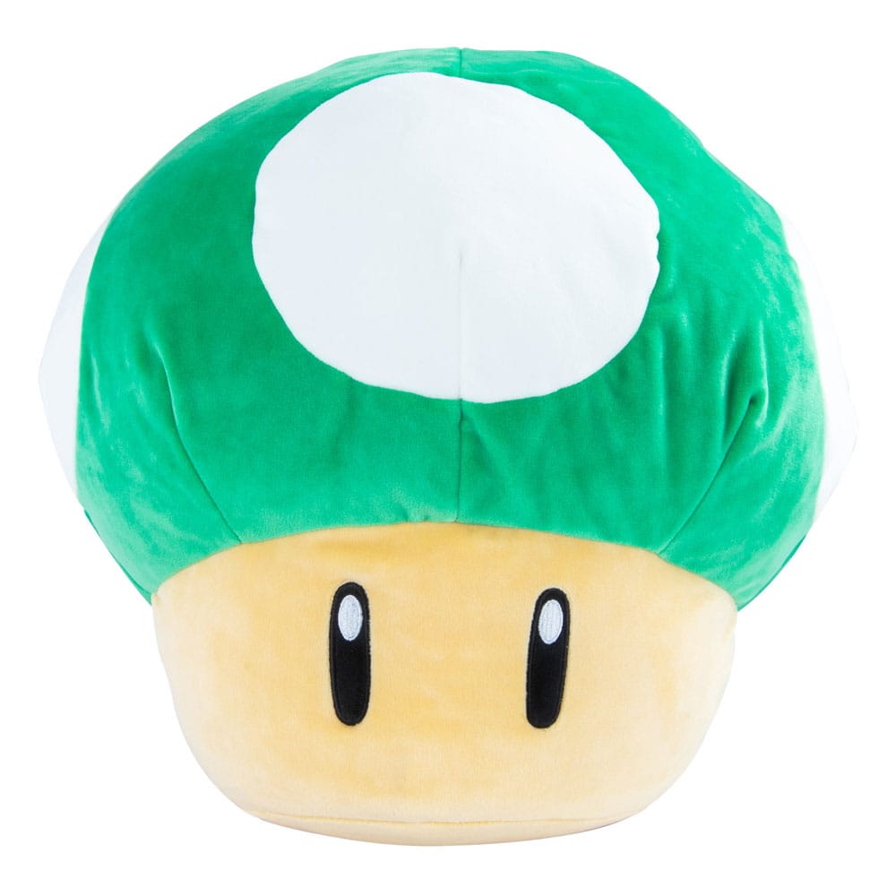 Super Mario Mocchi-Mocchi Mega Plush Figure 1-Up Mushroom 36cm - Plush - Tomy - Hobby Figures UK