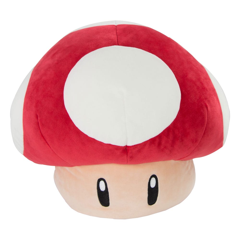 Super Mario Mocchi-Mocchi Mega Plush Figure Super Mushroom Red 36cm - Plush - Tomy - Hobby Figures UK