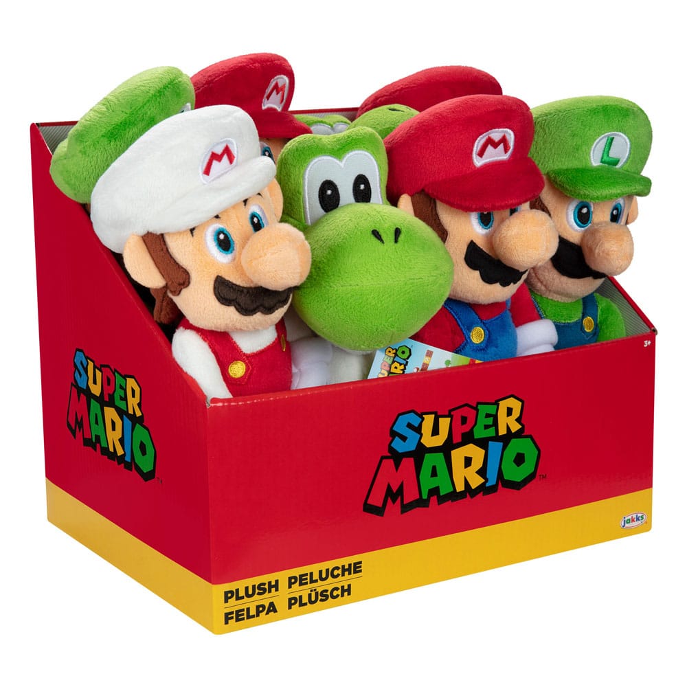 Super Mario Plush Figures 23cm Assortment 8 Hobby Figures