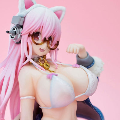 Super Sonico PVC Statue Super Sonico White Cat Ver. 27cm - Scale Statue - Union Creative - Hobby Figures UK