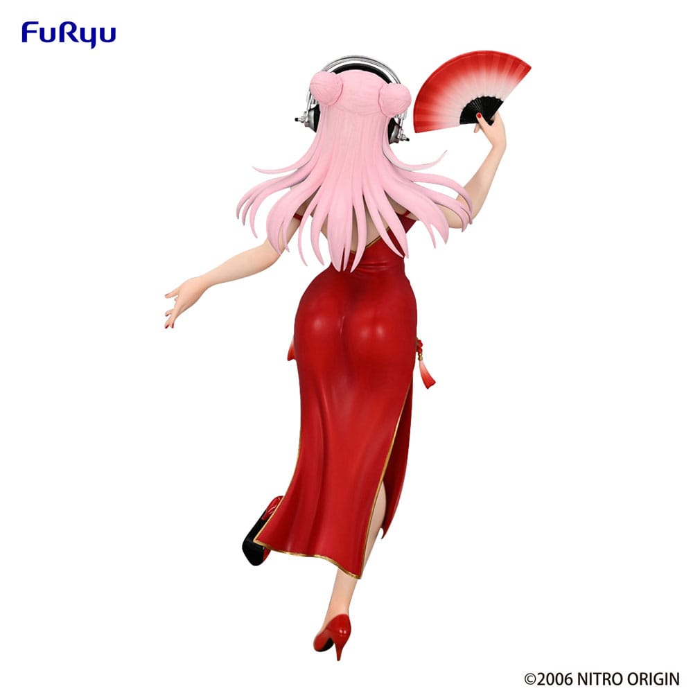 Super Sonico Trio-Try-iT PVC Statue China Dress Ver. 21cm - Scale Statue - Furyu - Hobby Figures UK