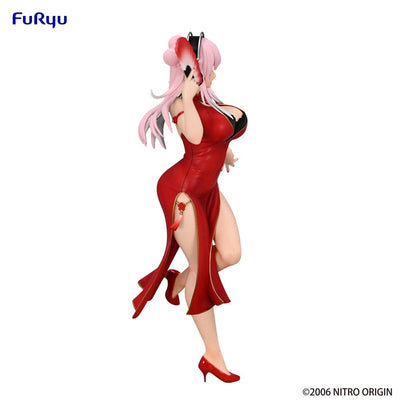 Super Sonico Trio-Try-iT PVC Statue China Dress Ver. 21cm - Scale Statue - Furyu - Hobby Figures UK