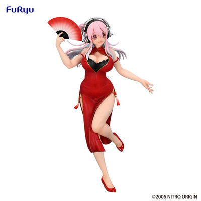 Super Sonico Trio-Try-iT PVC Statue China Dress Ver. 21cm - Scale Statue - Furyu - Hobby Figures UK