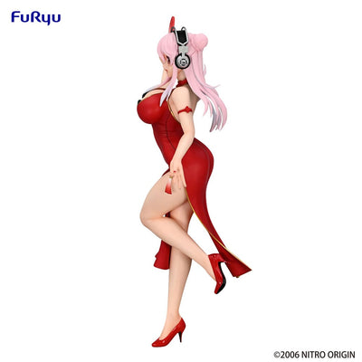 Super Sonico Trio-Try-iT PVC Statue China Dress Ver. 21cm - Scale Statue - Furyu - Hobby Figures UK