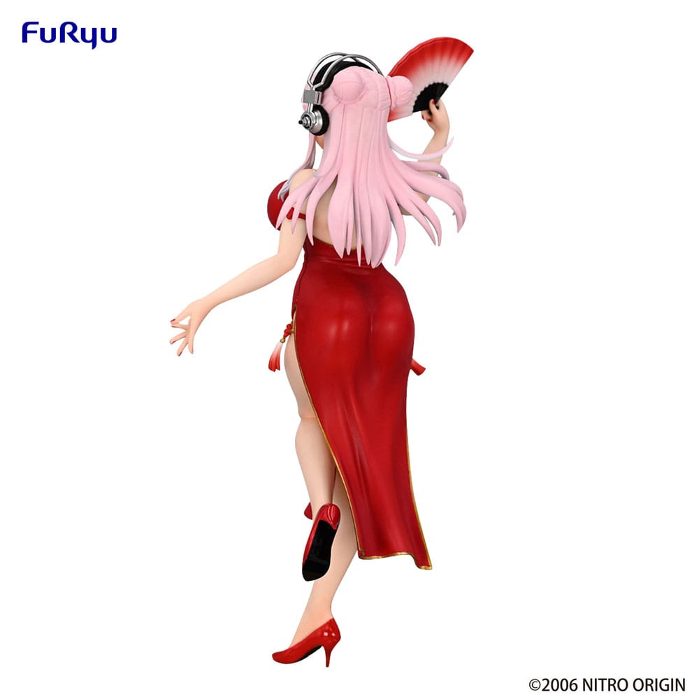 Super Sonico Trio-Try-iT PVC Statue China Dress Ver. 21cm - Scale Statue - Furyu - Hobby Figures UK