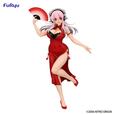 Super Sonico Trio-Try-iT PVC Statue China Dress Ver. 21cm - Scale Statue - Furyu - Hobby Figures UK