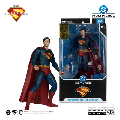Superman (2025) DC Multiverse Action Figure Superman (Battle Damaged) (Gold Label) 18cm - Action Figures - McFarlane Toys - Hobby Figures UK