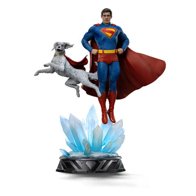 Superman Legacy Art Scale Statue 1/10 Superman & Krypto 32cm - Scale Statue - Iron Studios - Hobby Figures UK