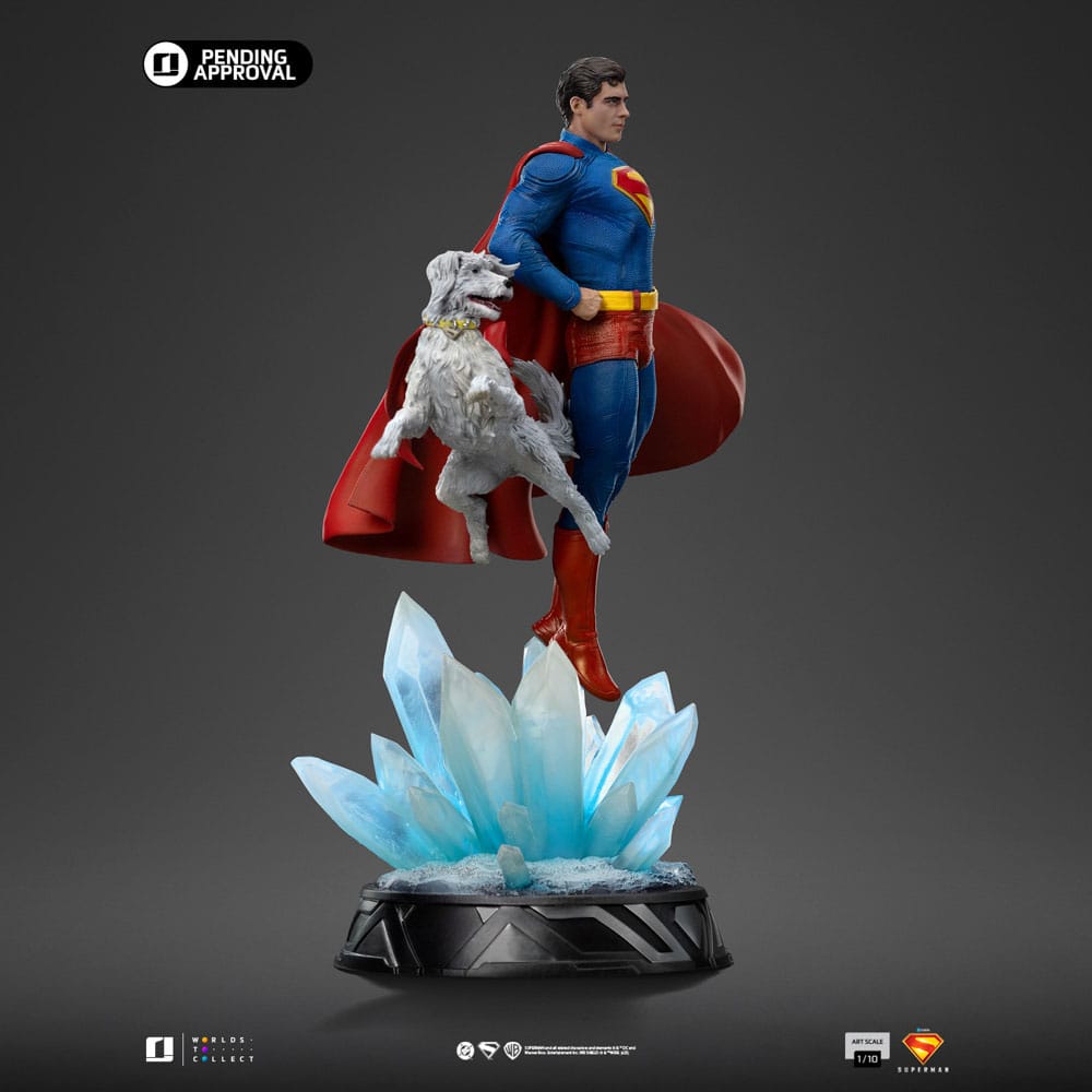 Superman Legacy Art Scale Statue 1/10 Superman & Krypto 32cm - Scale Statue - Iron Studios - Hobby Figures UK