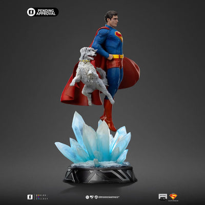 Superman Legacy Art Scale Statue 1/10 Superman & Krypto 32cm - Scale Statue - Iron Studios - Hobby Figures UK