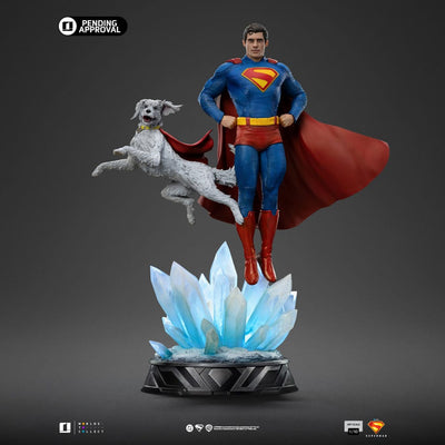 Superman Legacy Art Scale Statue 1/10 Superman & Krypto 32cm - Scale Statue - Iron Studios - Hobby Figures UK