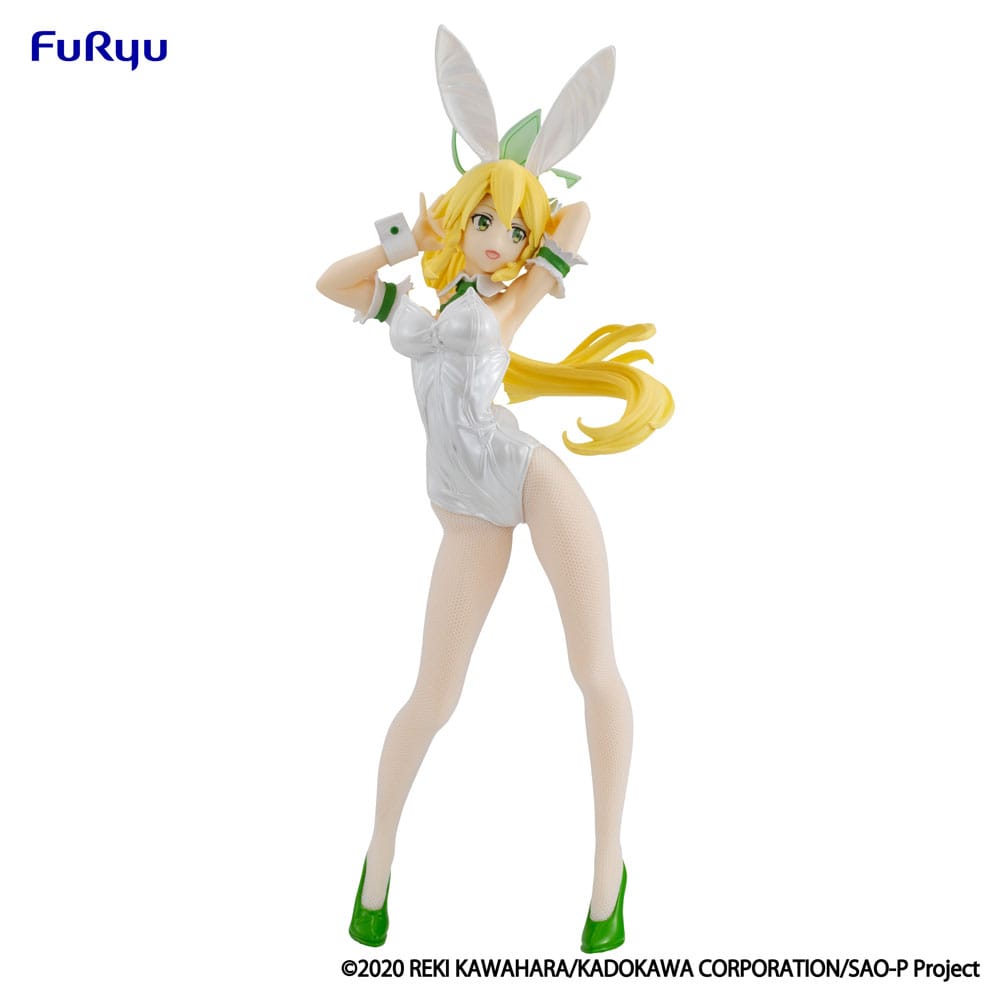 Sword Art Online BiCute Bunnies PVC Statue Leafa White Pearl Color Ver. 26cm - Scale Statue - Furyu - Hobby Figures UK